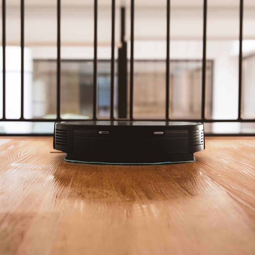 Aspirador Robot Cecotec con Navegación Giroscópica Conga 999 Map X-Treme. Motor de Succión 2000Pa, 2 Cepillos Laterales, 2 Fregonas, Autonomía 120 minutos, Control por App y Mando a Distancia