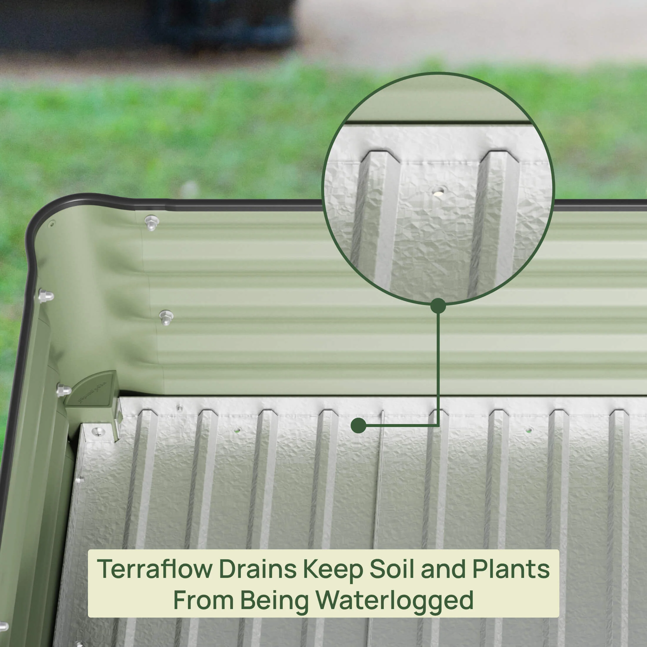 2025 Jardinera elevada – Serie V 2' x 6'