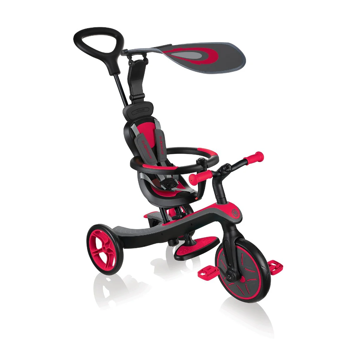 2025 Triciclo Evolutivo Infantil Globber EXPLORER 4 en 1 – De 10 Meses a Más de 5 Años