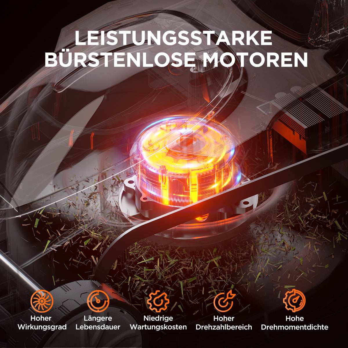 2025 Cortacésped inalámbrico U20 33 cm 20V con opciones de motor brushless o con escobillas y baterías de 4,0 Ah