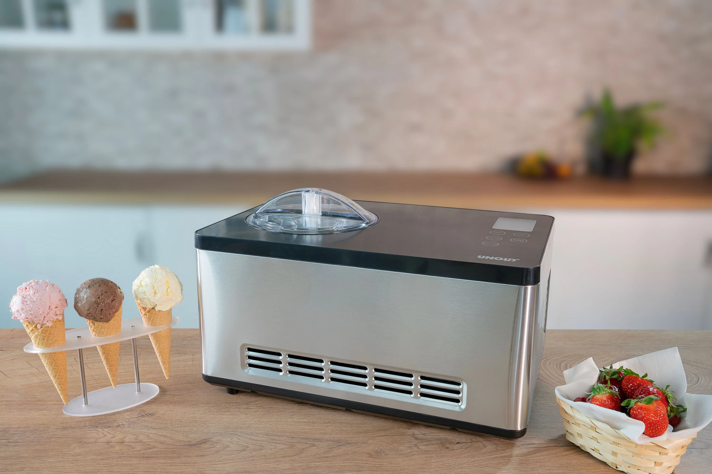 2025 Máquina de hielo Gusto – Capacidad 2 L con compresor integrado