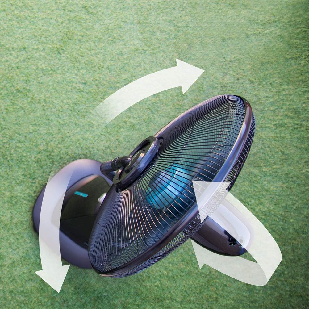 Ventilador con Nebulizador de Agua Fresca Cecotec EnergySilence 490 con Control Remoto, 90W, Diámetro 16