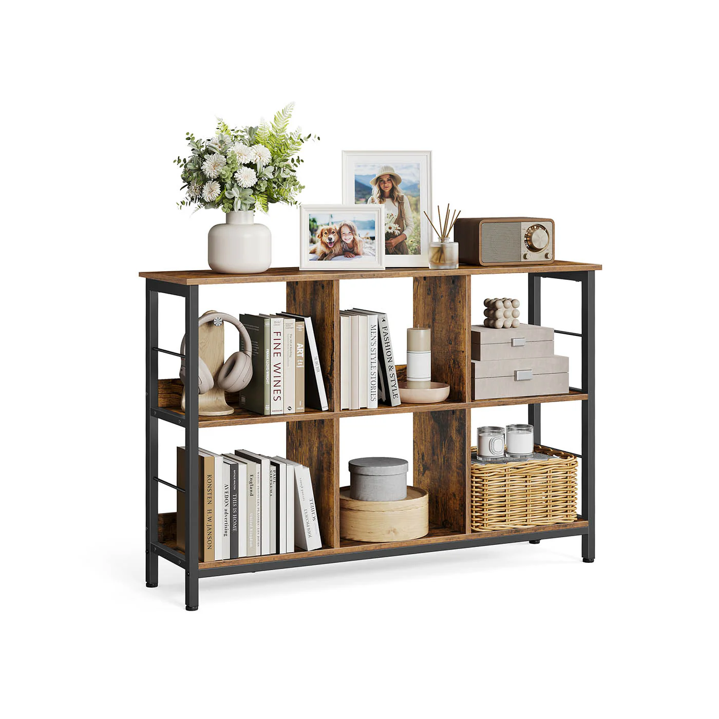 Mueble de Almacenamiento de 2 Niveles