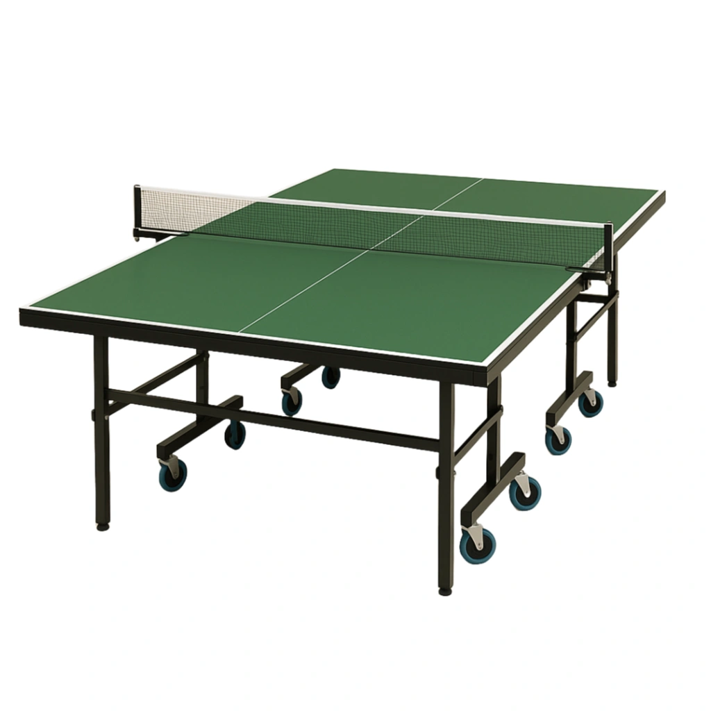 Mesa de ping pong verde/acero/para interior y exterior 274x152.5x76 cm