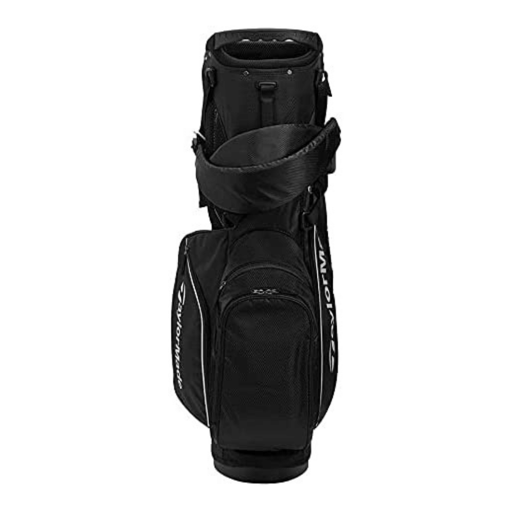 2025 Bolsa de golf de pie TaylorMade 5.0 ST, negra/blanca
