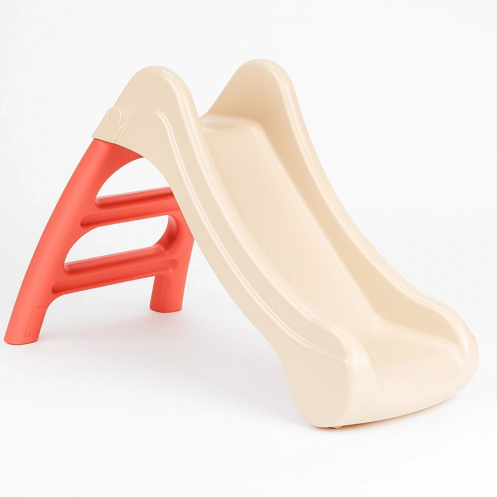 Toboganes 145x40x75 beige/rojo apto 2 a 5 años plegable - ekcrNnKt73Dx