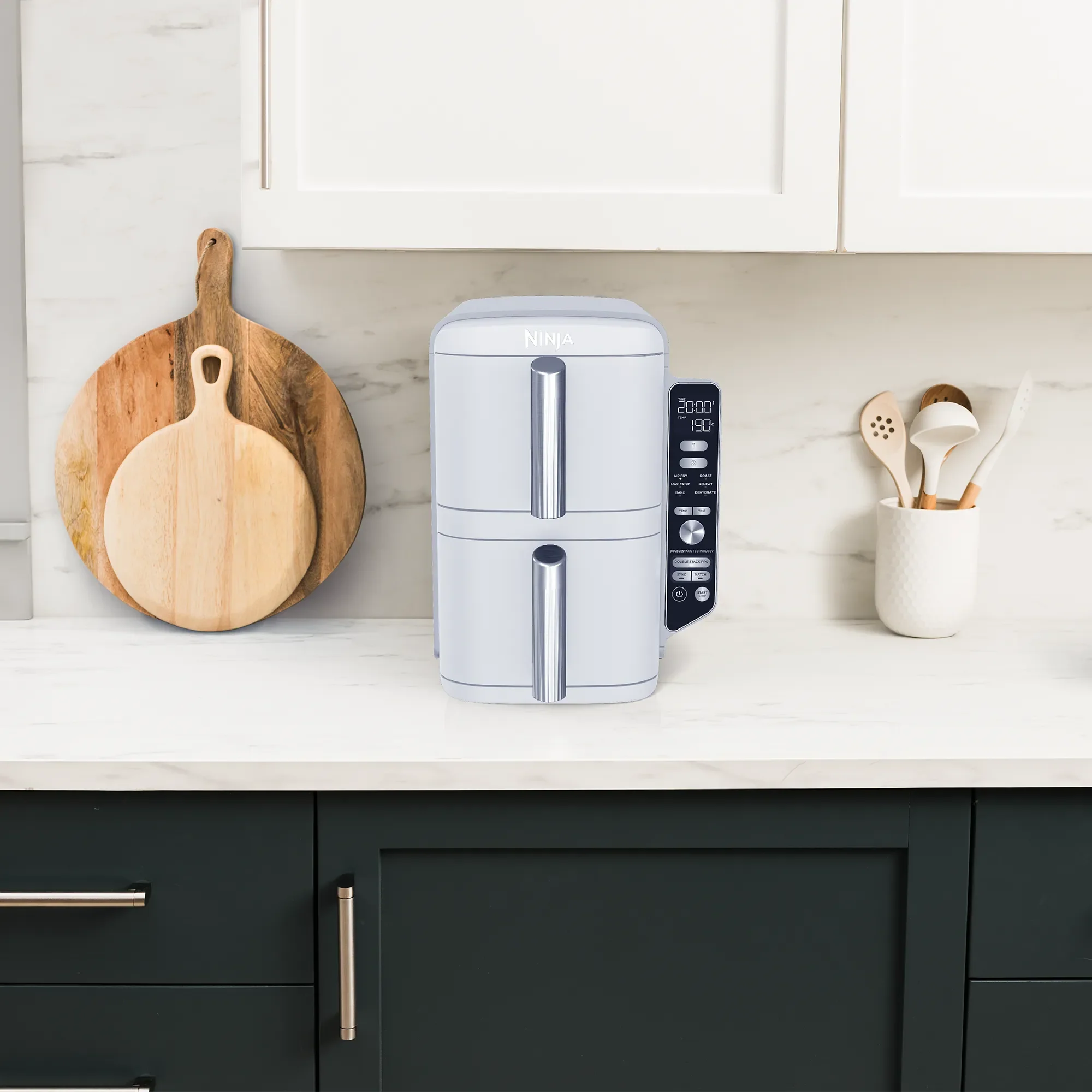 2025 Freidora de aire Ninja DoubleStack™ XXXL 9,5 L con 2 cajones