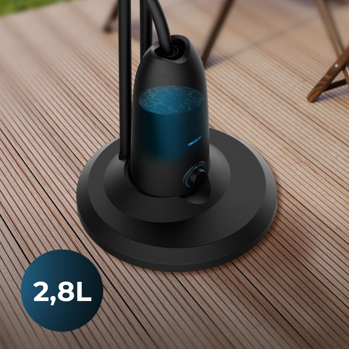 Ventilador con Nebulizador de Agua Fresca Cecotec EnergySilence 490 con Control Remoto, 90W, Diámetro 16