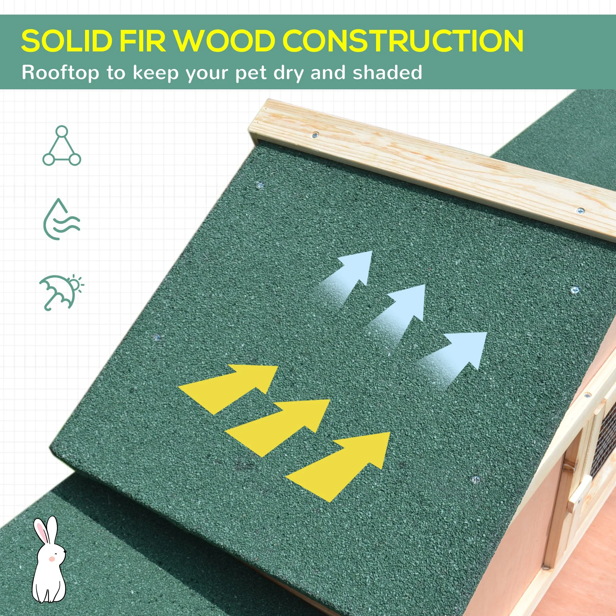 2025 Recinto deluxe para conejos PawHut