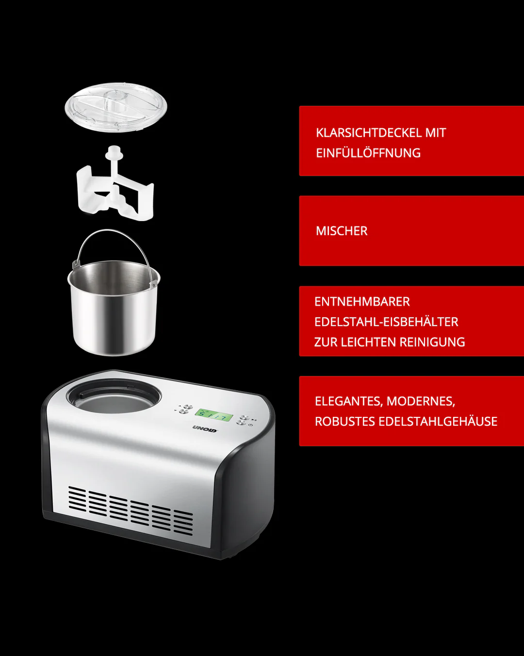 2025 Máquina de hielo One 1,2 L