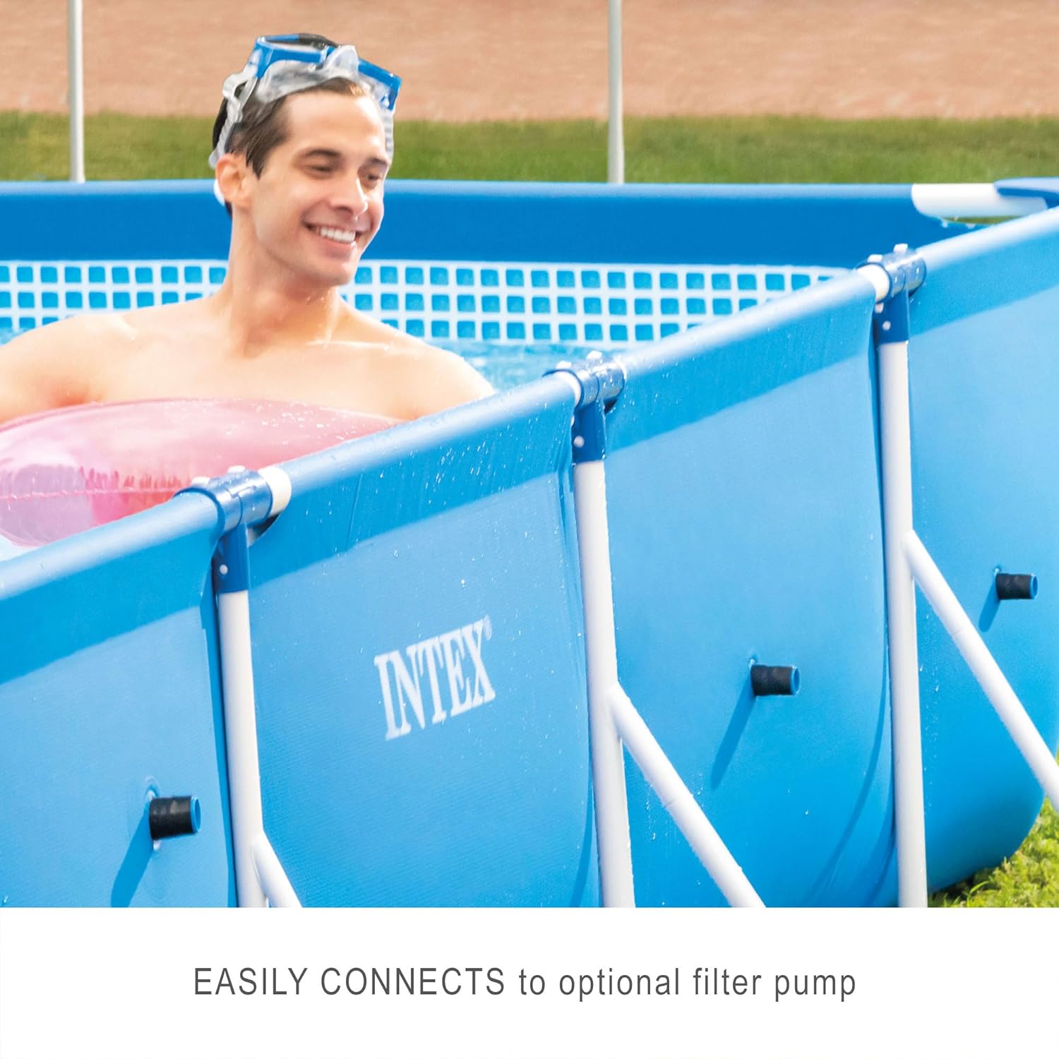 Intex 28271NP – Piscina Desmontable Small Frame 260 x 160 x 65 cm, 2.282 Litros, Azul