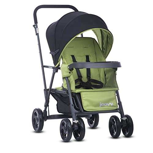 2025 Silla de Paseo Joovy Caboose Graphite Appletree – Cochecito Doble Compacto y Versátil