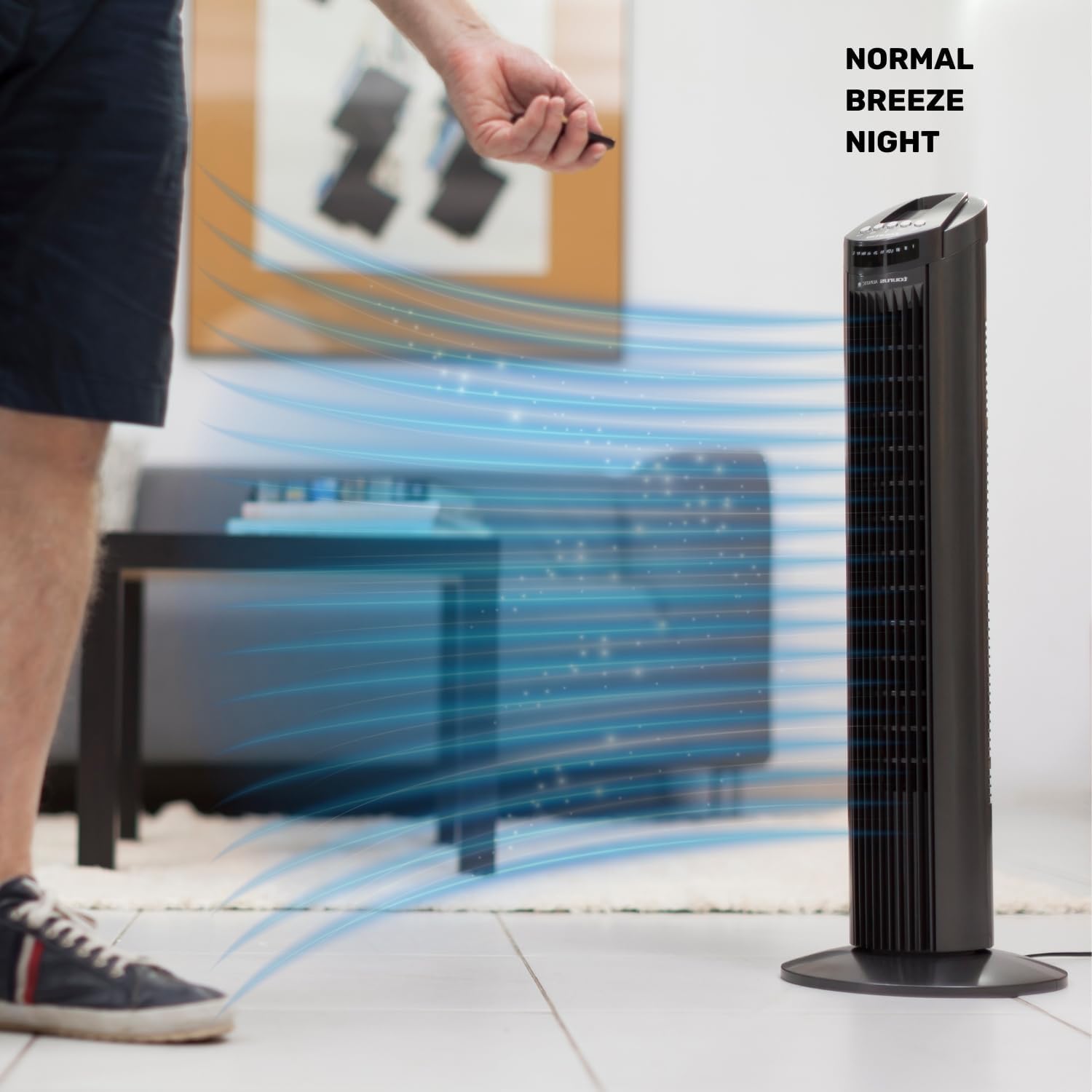 Ventilador de Torre Taurus - New Babel 50W, Altura 86 cm