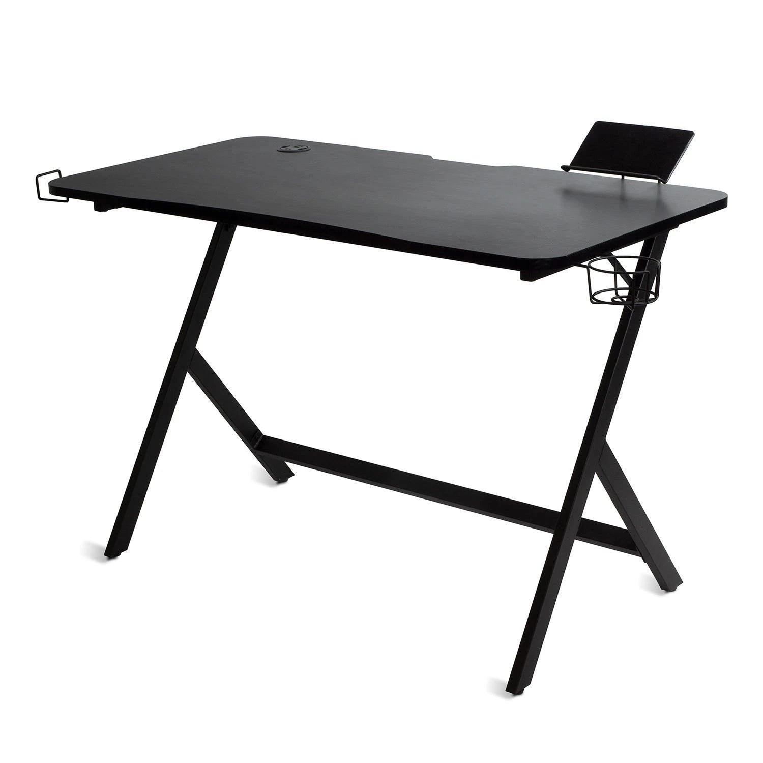 2025 Escritorio de Juego Atlantic Fire Storm con 24 LEDs Multicolores y 3 Puertos USB