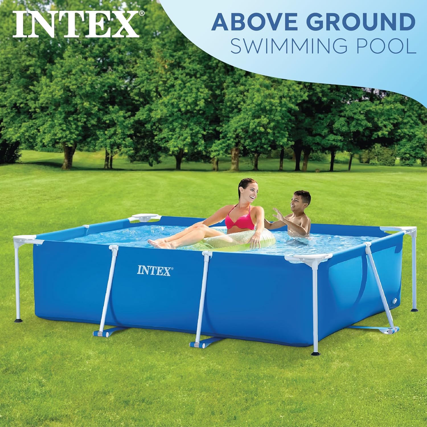 Intex 28271NP – Piscina Desmontable Small Frame 260 x 160 x 65 cm, 2.282 Litros, Azul