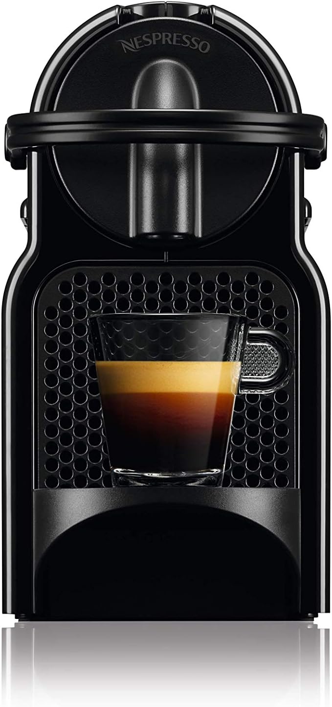 Cafetera Nespresso De'Longhi Inissia EN80.B para cápsulas Nespresso, 19 bar, apagado automático, color negro