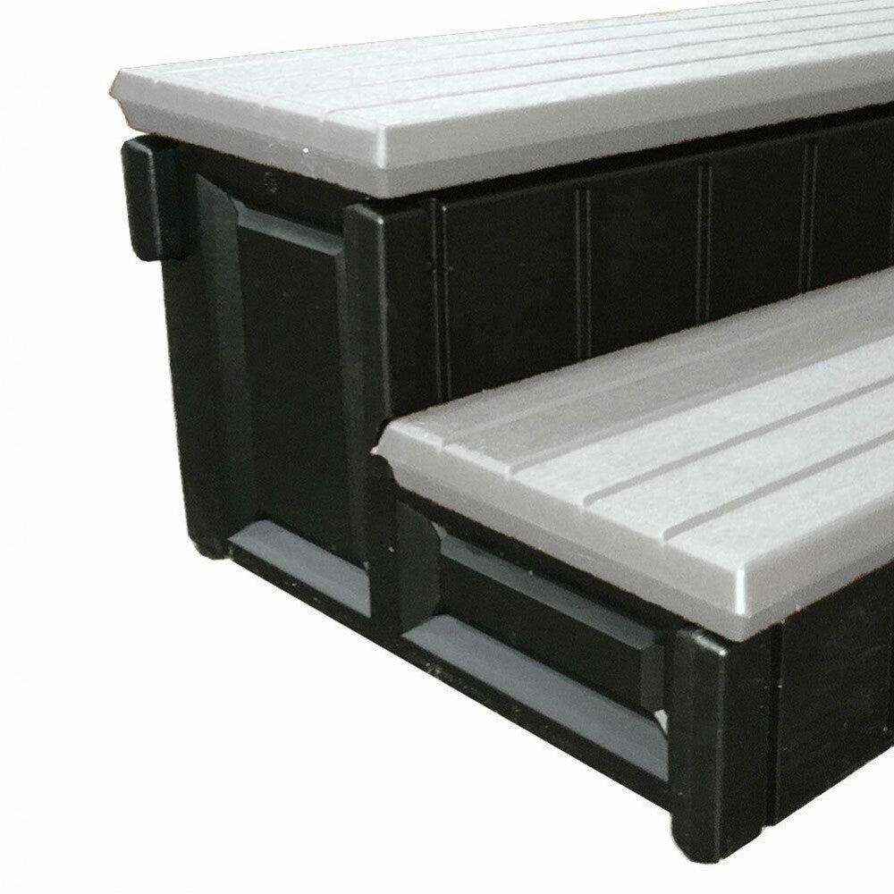 2025 Escalones de Almacenaje para Spa/Hot Tub de Patio y Deck Leisure Accents de 36 Pulgadas