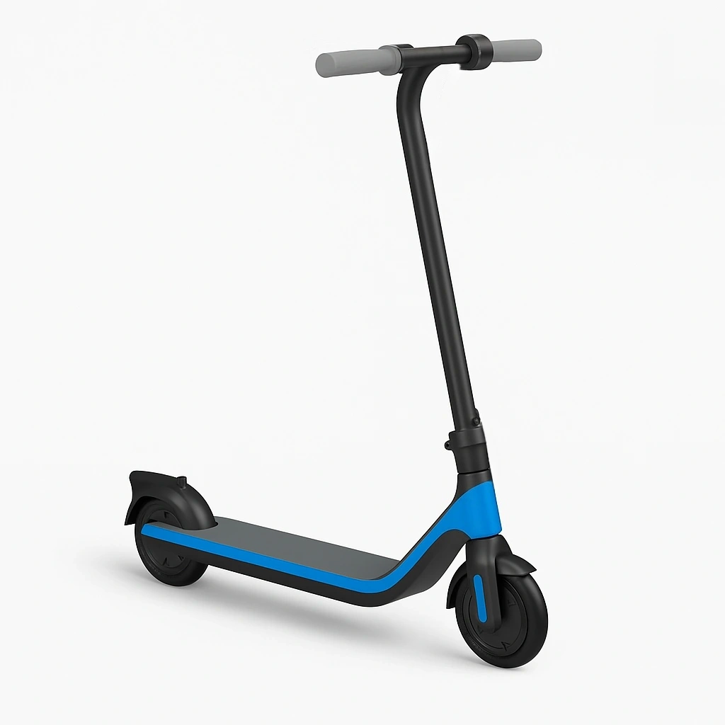 Patinete infantil de aluminio azul/negro para exterior