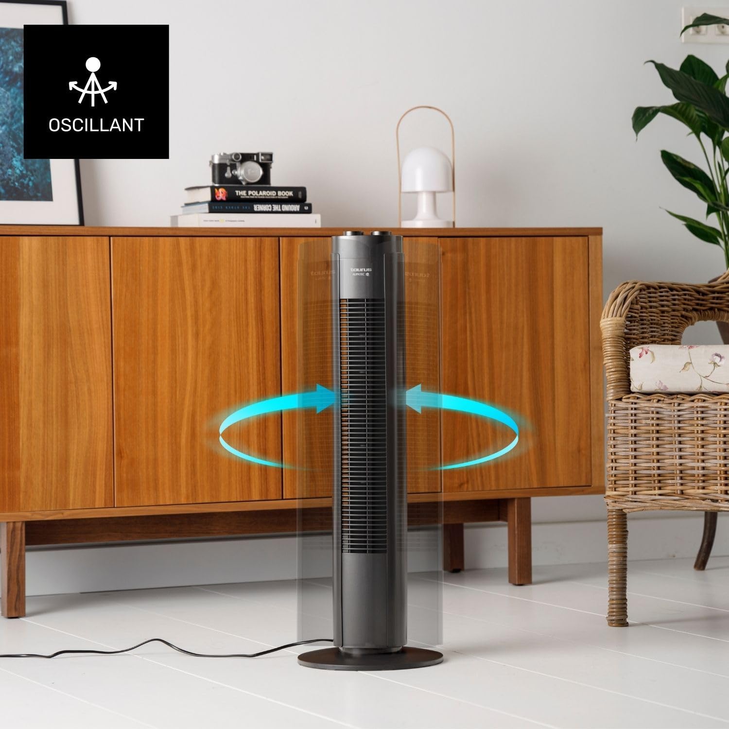 Ventilador de Torre Taurus - New Babel 50W, Altura 86 cm