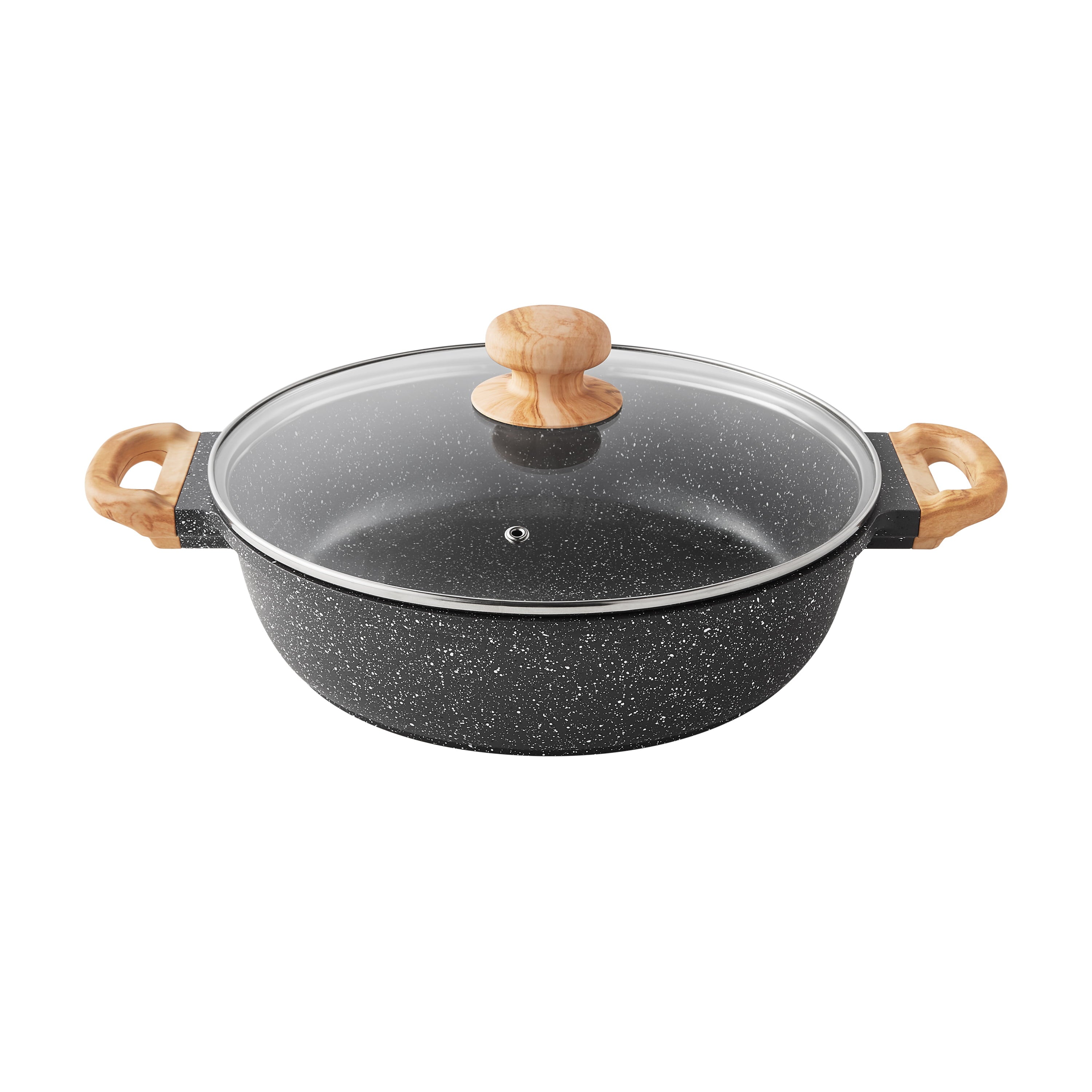 2025 Juego de Utensilios de Cocina de Aluminio Fundido de 12 Piezas The Pioneer Woman Prairie Signature, Charcoal Speckle