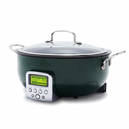2025 GreenPan Essential Stir Fry Eléctrico, Apta para Lavavajillas