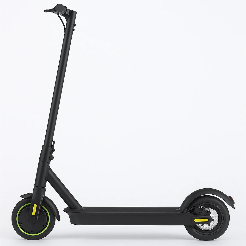 Patinete infantil negro, aluminio