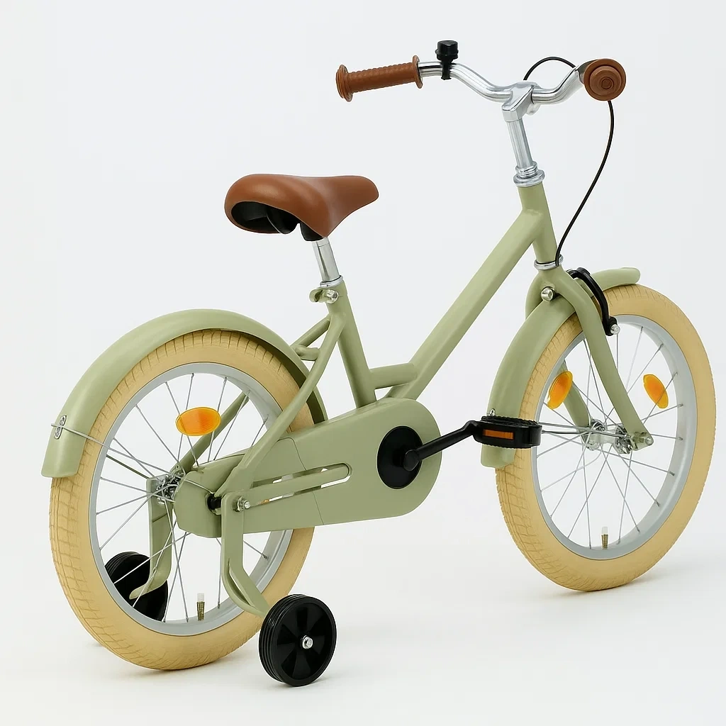 Bicicletas de Niños 16 pulgadas verde 4 a 7 años - SnDMayUQ12Em