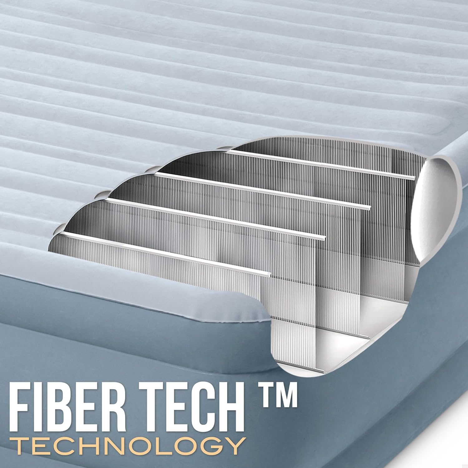 Intex 64428Np – Colchón Inflable Ultra Plush para 2 Personas con Fiber-Tech