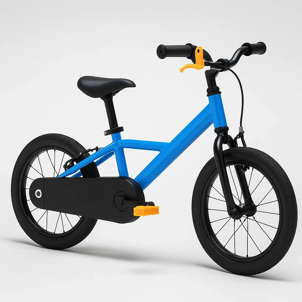 Bicicletas de Niños 14 pulgadas azul adecuada para niños de 4 a 6 años - RzeTjFxe11RS