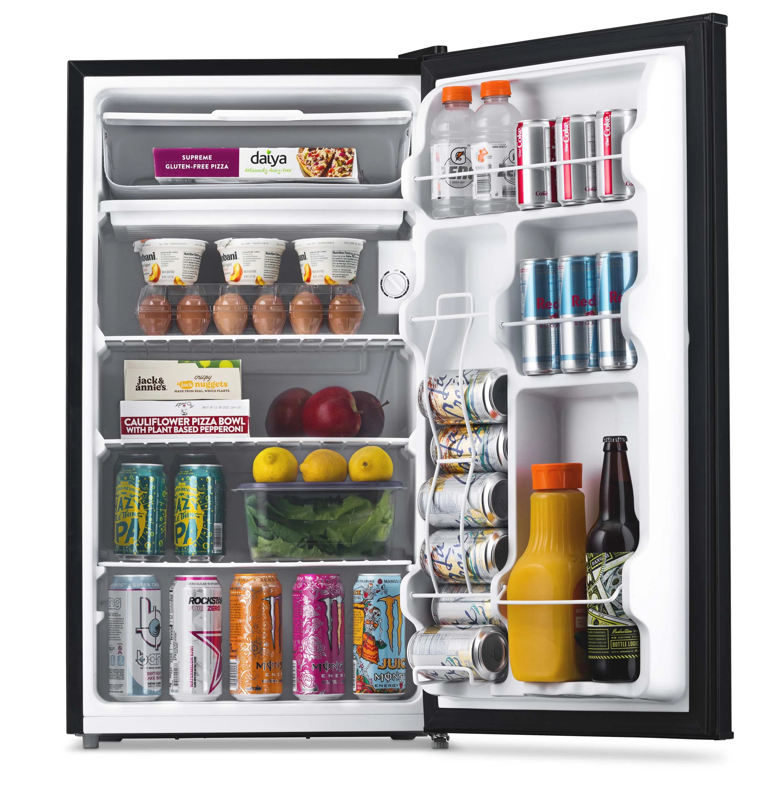 2025 Newair® Mini refrigerador compacto con congelador, 3,3 pies cúbicos – Negro