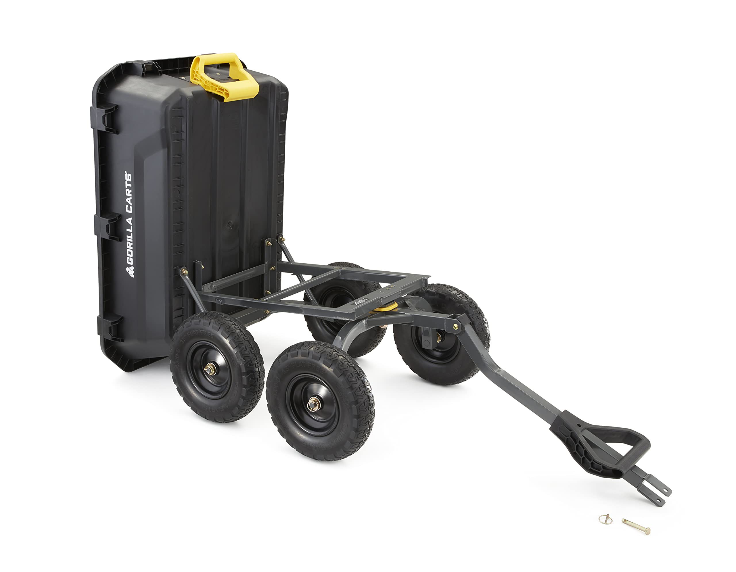 2025 Carro de Jardín Gorilla Carts de Alta Resistencia con Neumáticos Sin Aire