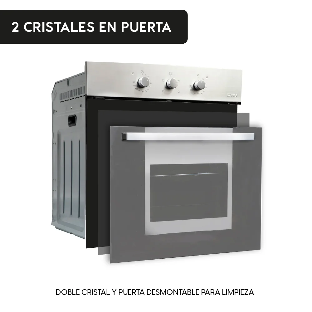 2025 Horno Empotrado Elegance III 52 Lts FDV