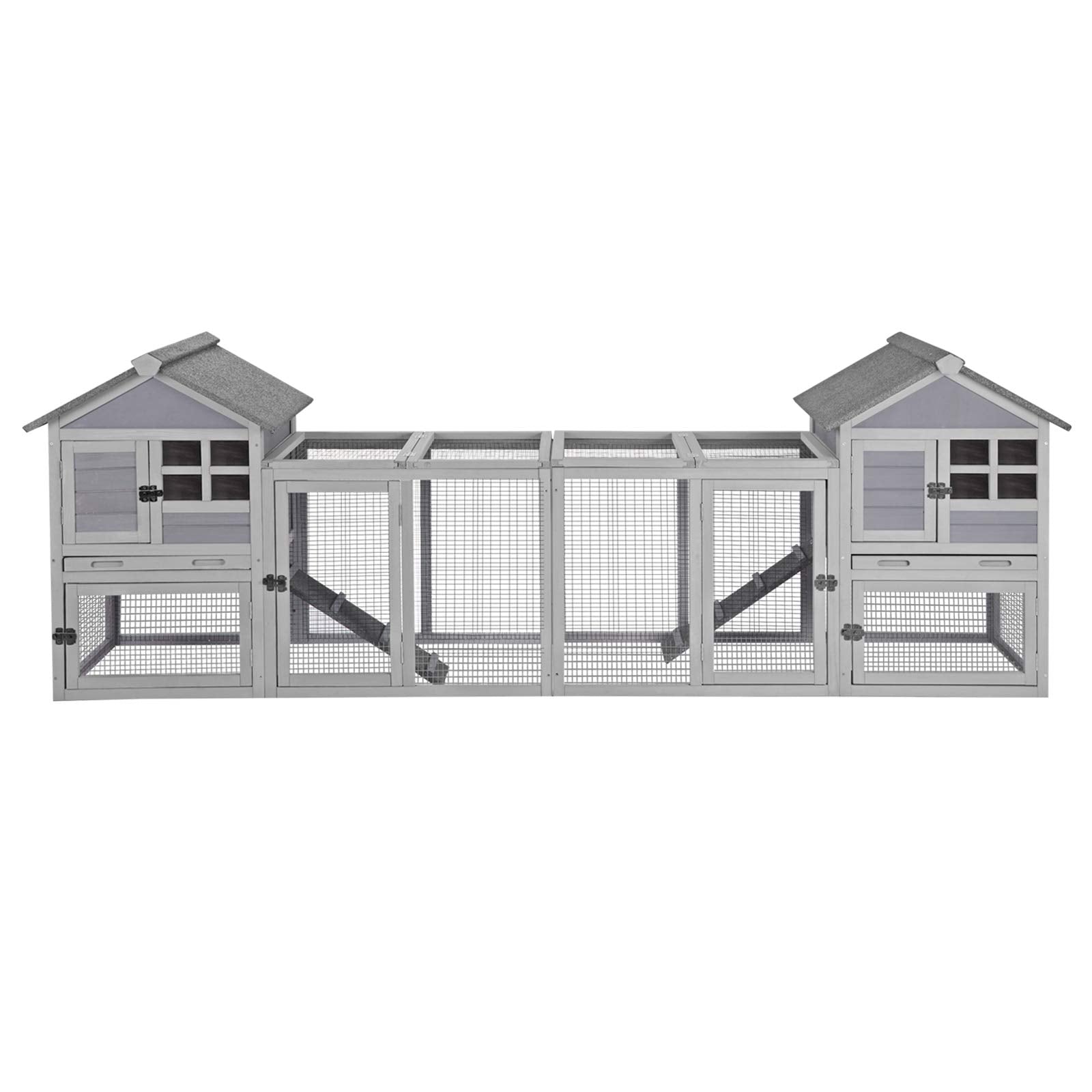 2025 Conejera para Conejos y Cobayas Indoor/Outdoor Rabbit Hut