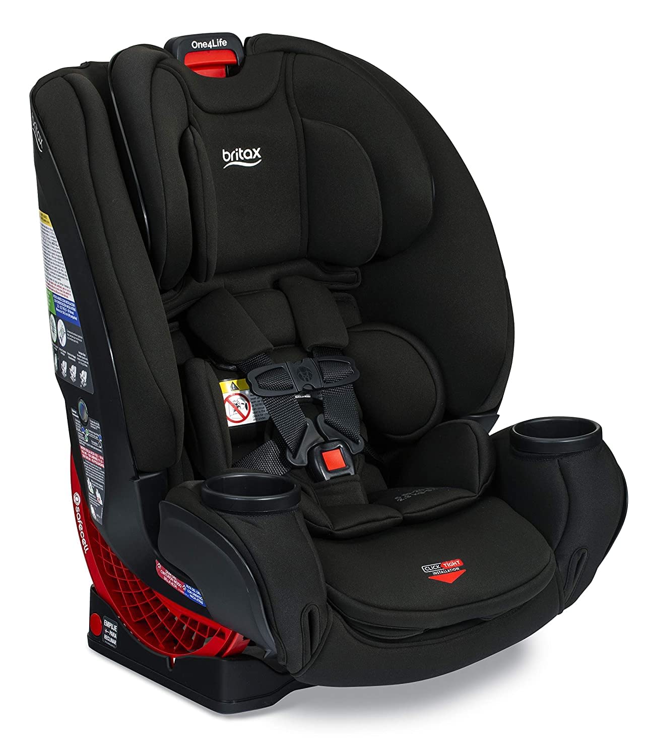 2025 Britax One4Life Asiento de Auto Convertible ClickTight, Eclipse Negro