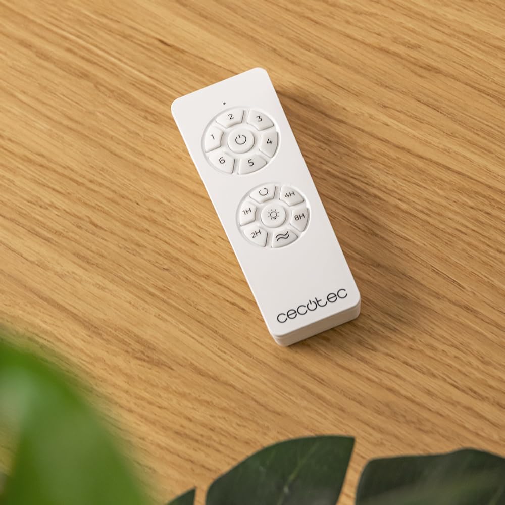 Ventilador de Techo Cecotec con Aspas Retráctiles y Lámpara Invisible EnergySilence Aero 4280 de Acero, 40 W, Diámetro 42 Pulgadas (106 cm), Temporizador, 3 Tonos de Luz, Función Verano-Invierno