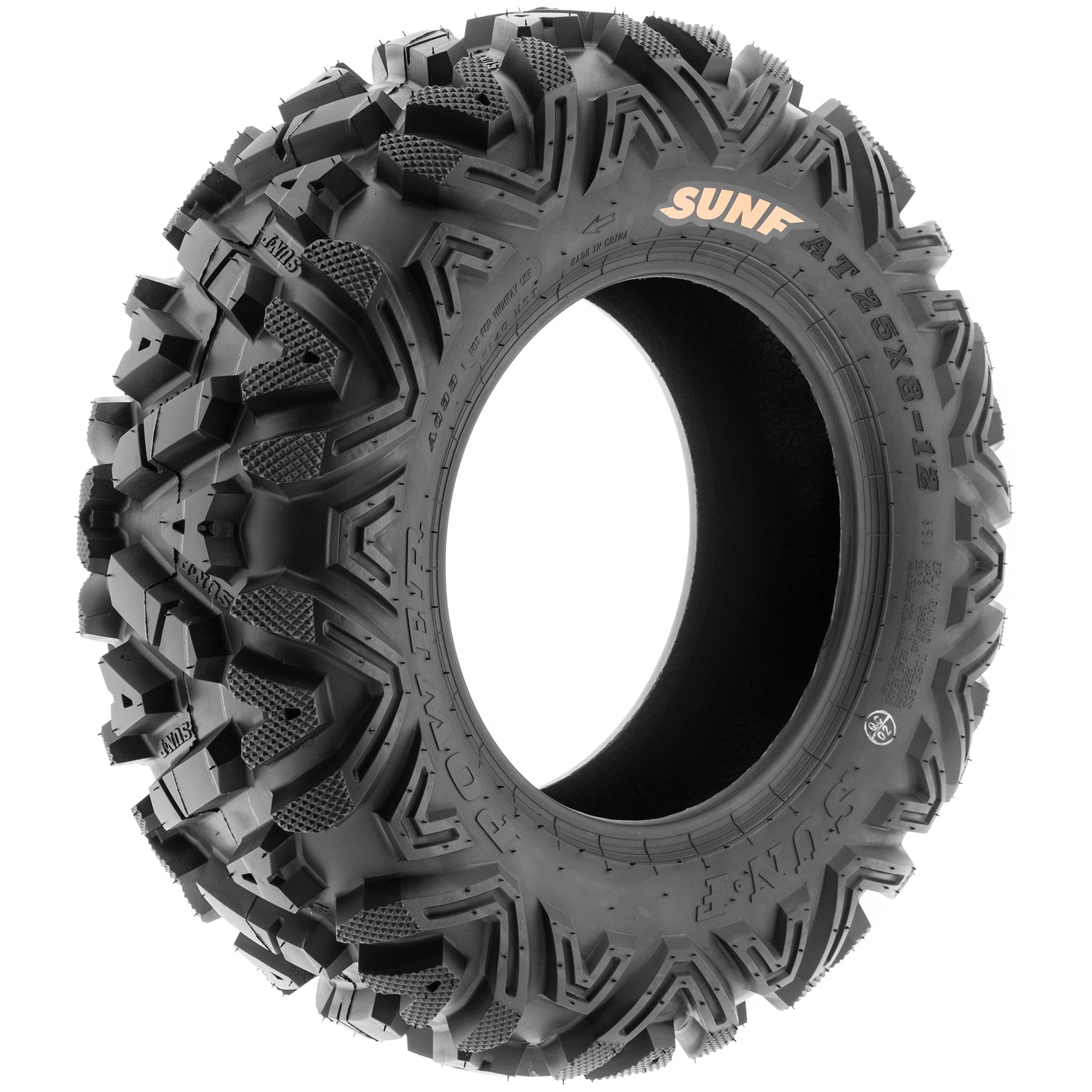 2025 SunF All Terrain ATV/UTV Tires 25×8-12 & 25×10-12 6 PR A033 | Juego Completo de 4 Llantas
