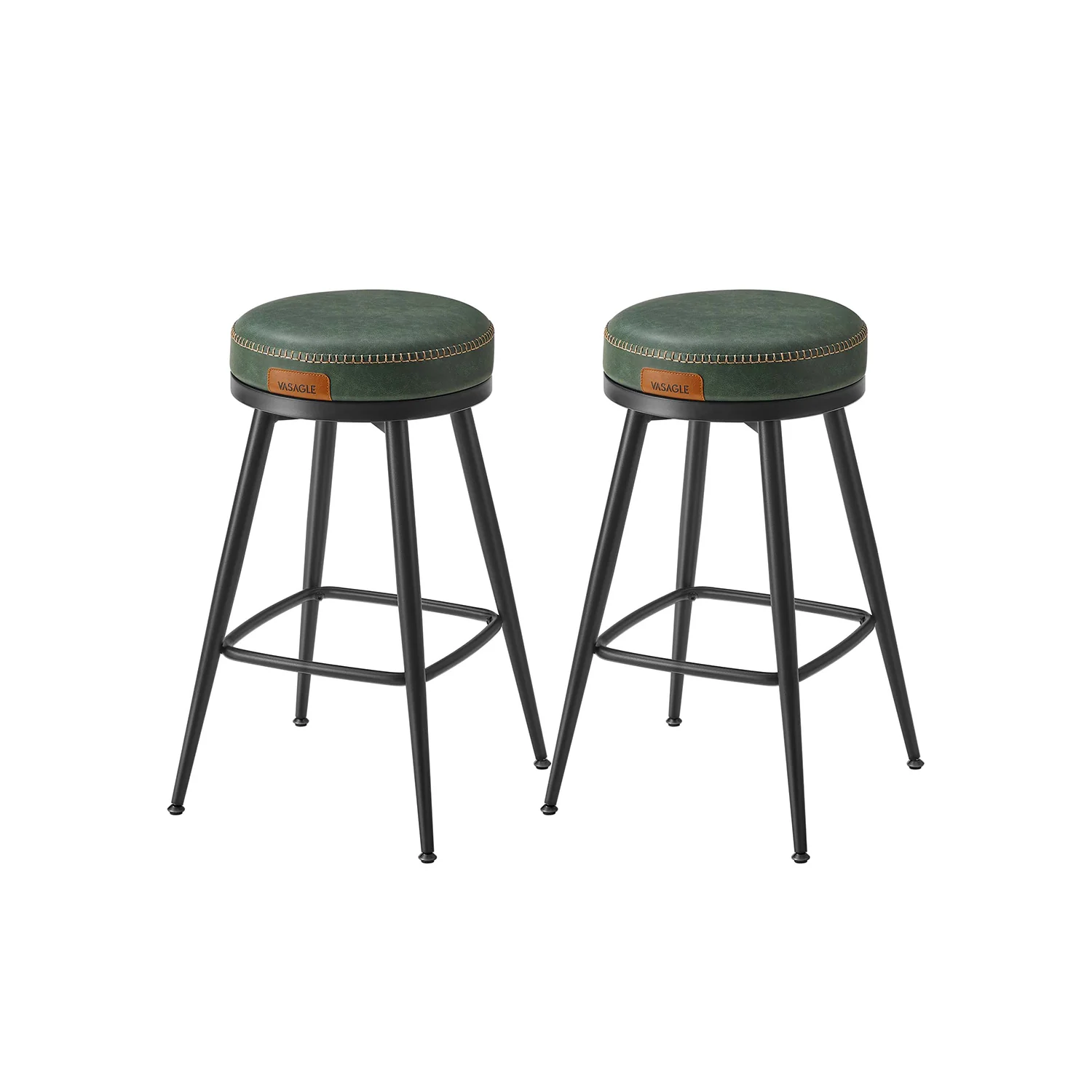 EKHO Colección - Juego de 2 Taburetes de Bar