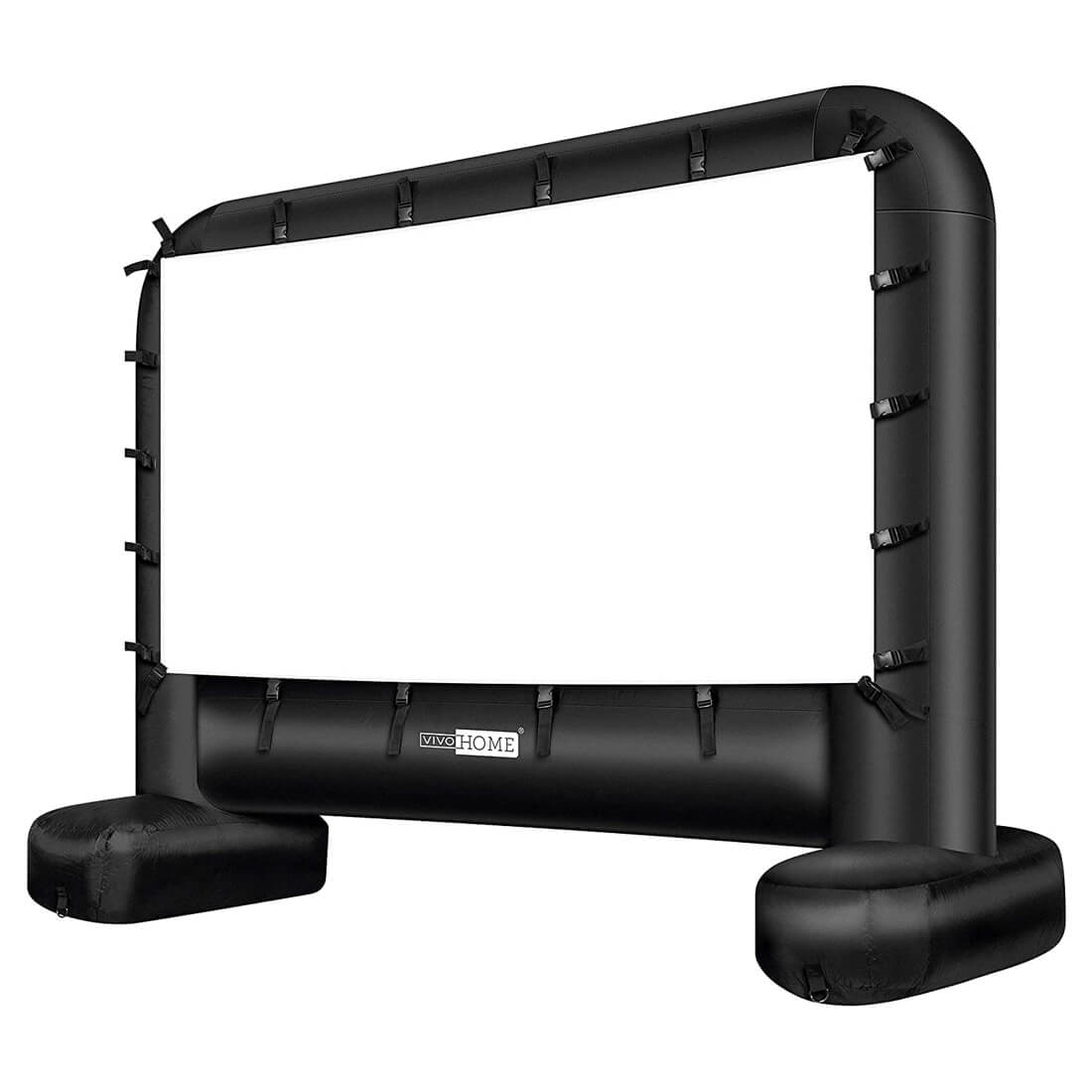 2025 Pantalla Inflable de Cine Gigante de 14-17 Pies para Proyección Frontal y Trasera – Ideal para Exteriores