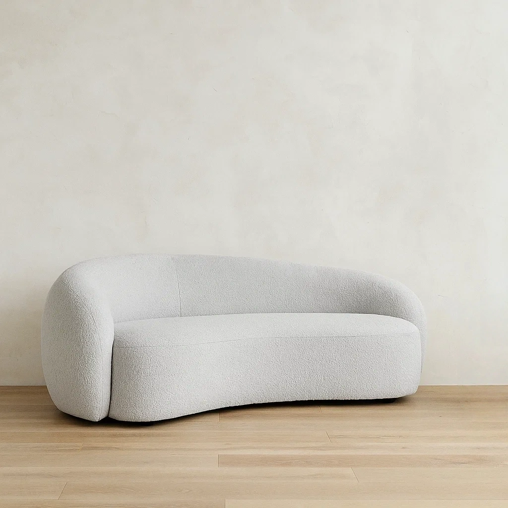 Sofá de 2 plazas,gris claro,tela,adecuado para salón,182x104x75 cm