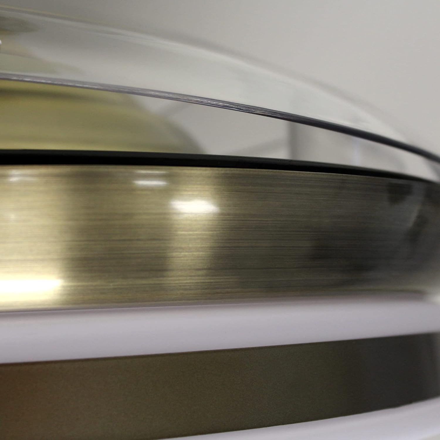 wonderlamp – Ventilador de Techo con Luz LED Pearl Mini, Aspas Retráctiles, Motor DC Muy Silencioso, 3 Temperaturas de Color Regulables, 46W, Blanco