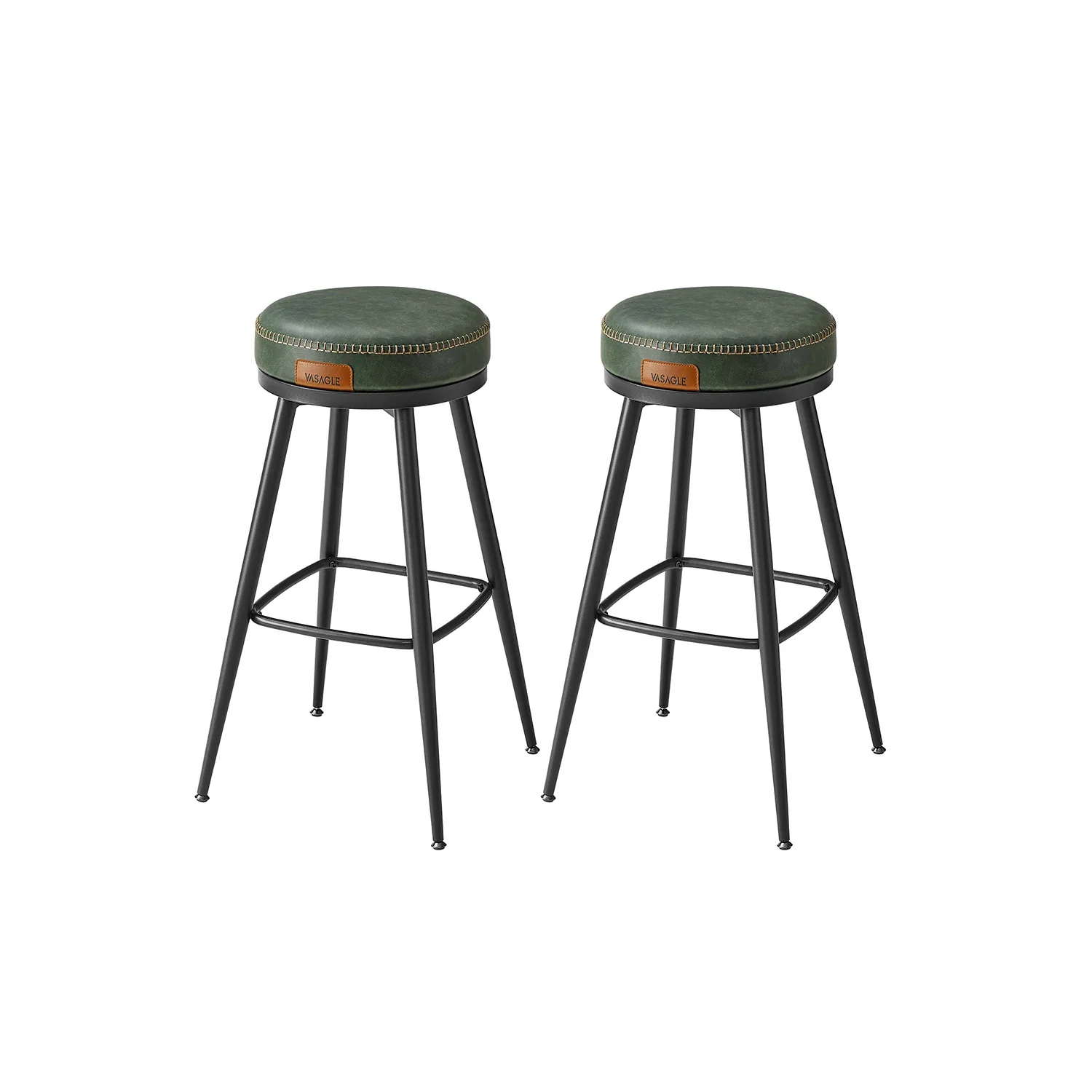 EKHO Colección - Juego de 2 Taburetes de Bar