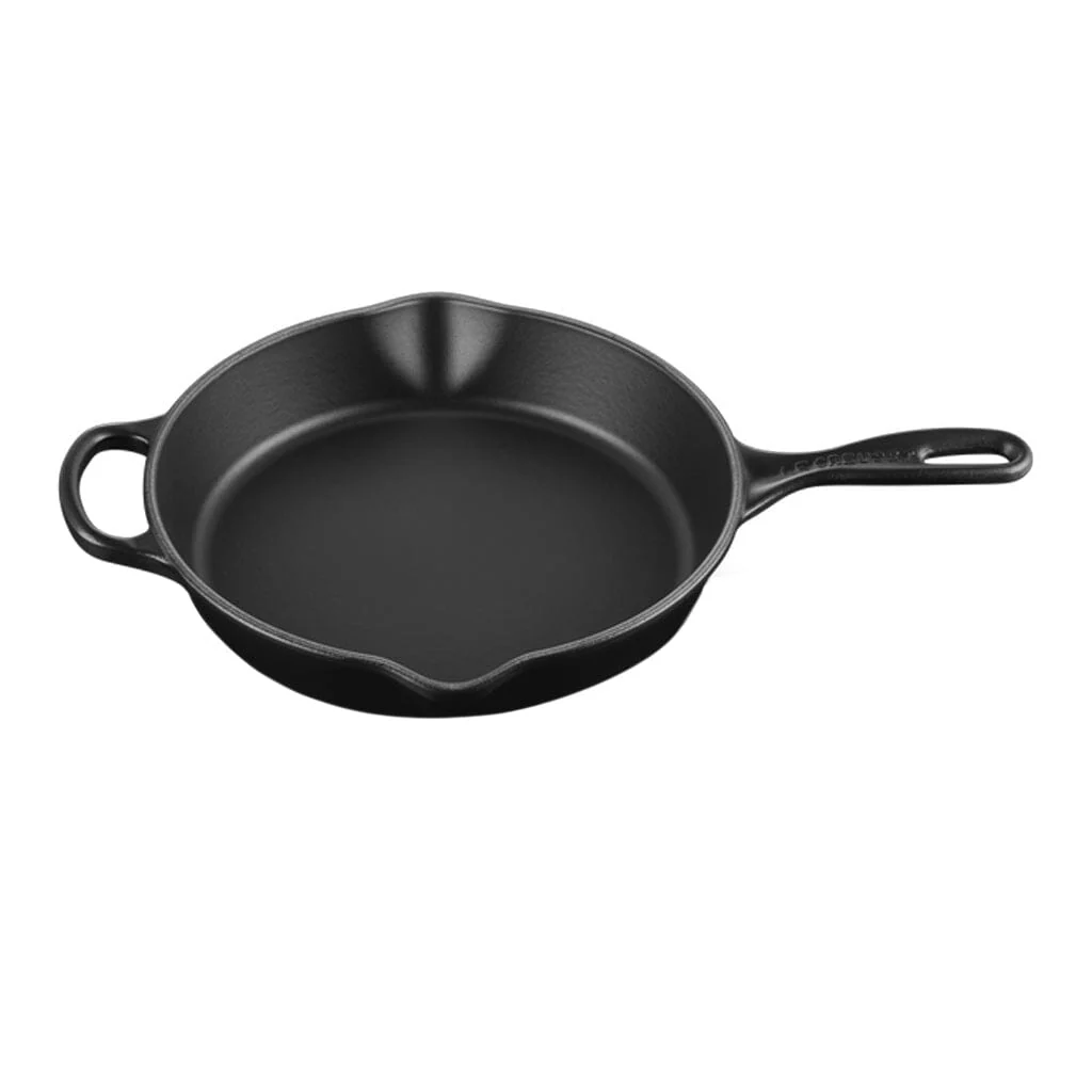 2025 Le Creuset - Sartén redonda alta Signature Mattschwarz 26 cm
