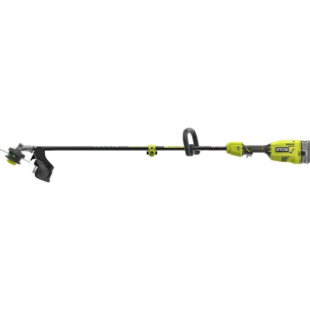 2025 Recortadora de Hilo Inalámbrica Ryobi ONE+ 18V Brushless de 15 Pulgadas con Batería de 4.0 Ah y Cargador P20110