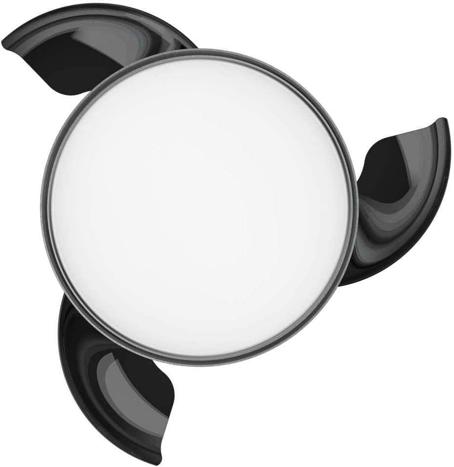 Ventilador de Techo Cecotec con Aspas Retráctiles y Lámpara Invisible EnergySilence Aero 4280 de Acero, 40 W, Diámetro 42 Pulgadas (106 cm), Temporizador, 3 Tonos de Luz, Función Verano-Invierno