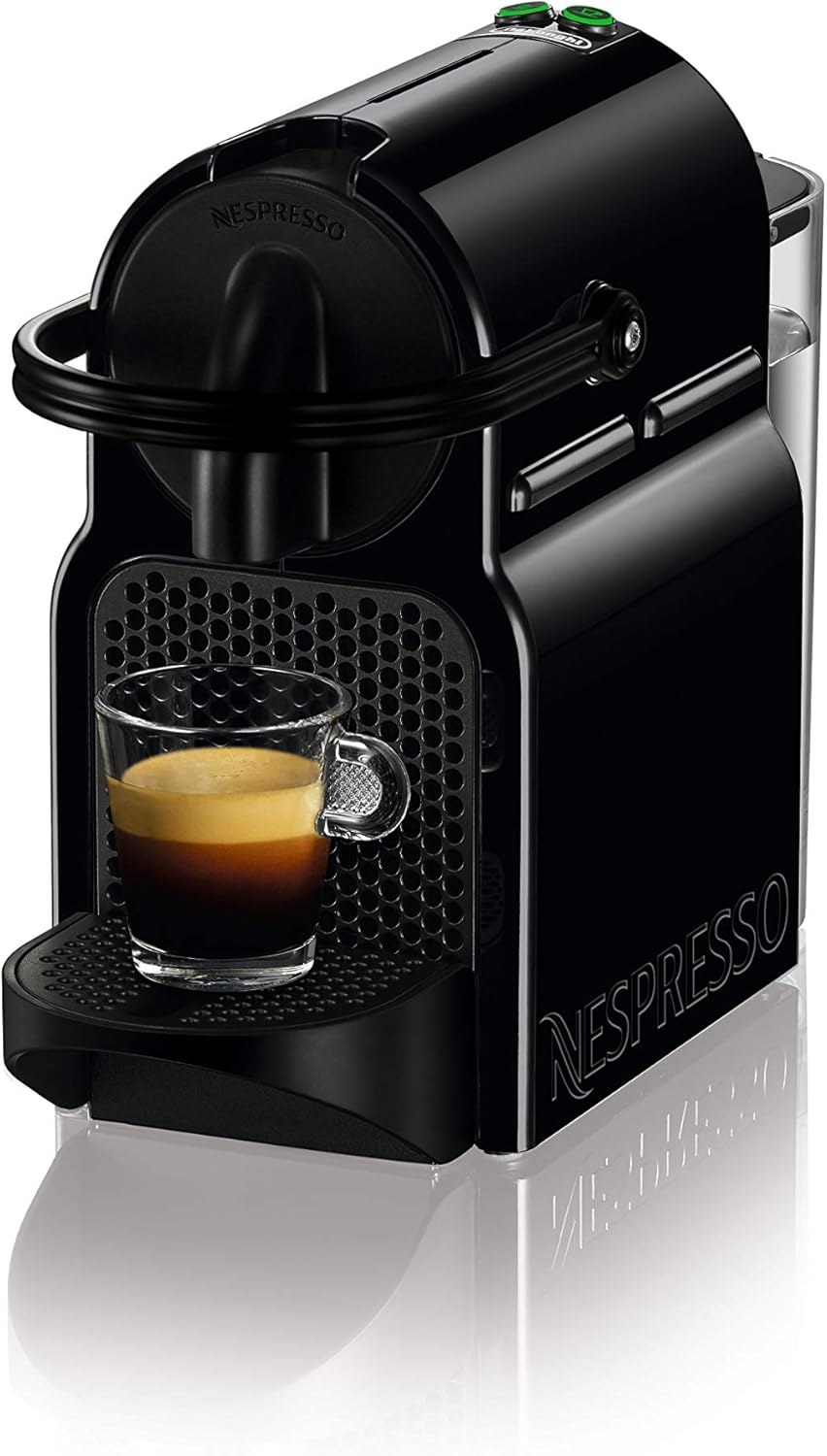 Cafetera Nespresso De'Longhi Inissia EN80.B para cápsulas Nespresso, 19 bar, apagado automático, color negro