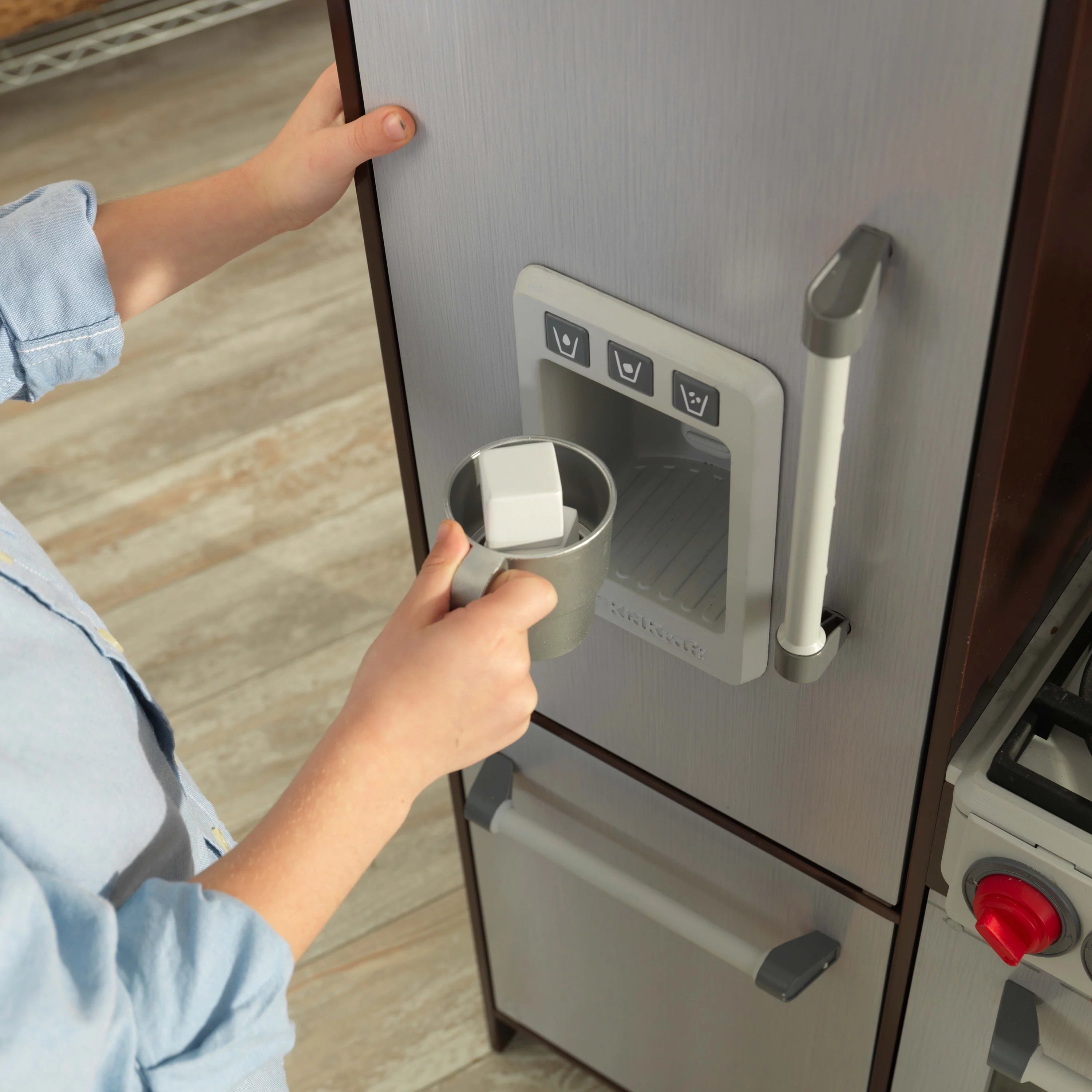 2025 Cocina de Juguete KidKraft Uptown Elite Espresso con Luces y Sonidos