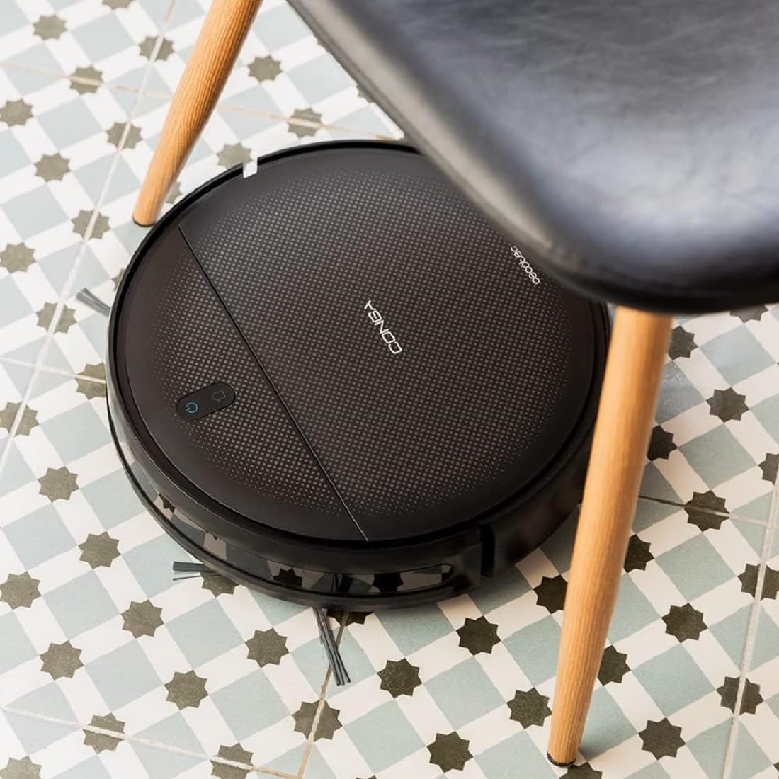 Aspirador Robot Cecotec con Navegación Giroscópica Conga 999 Map X-Treme. Motor de Succión 2000Pa, 2 Cepillos Laterales, 2 Fregonas, Autonomía 120 minutos, Control por App y Mando a Distancia