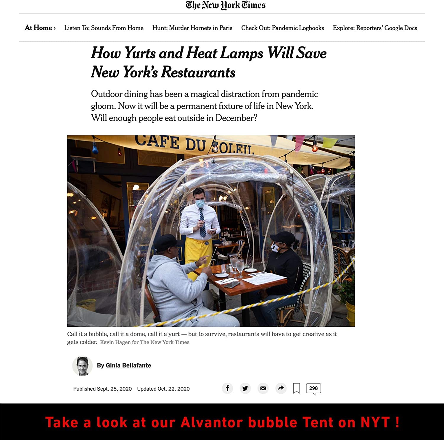 2025 Alvantor Burbuja Tienda Gazebo Pop Up, Refugio Tipo Igloo para 8-10 Personas, Carpa de Jardín y Patio