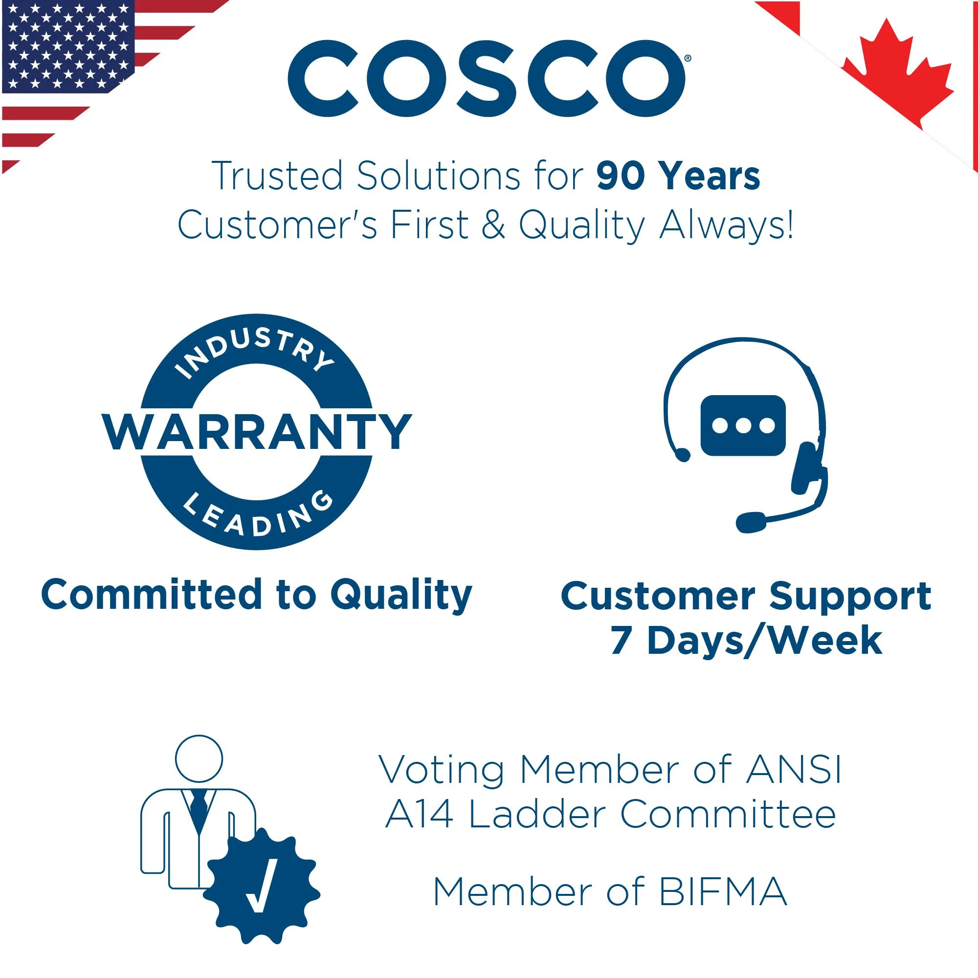 2025 Carretilla manual COSCO Load Assist con mango en P y ruedas antipinchazos, capacidad de carga 360 kg