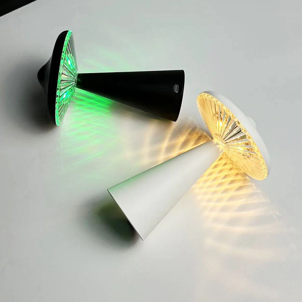 Moderne Tischlampe im UFO-Design mit USB-Aufladung für stilvolle Akzente